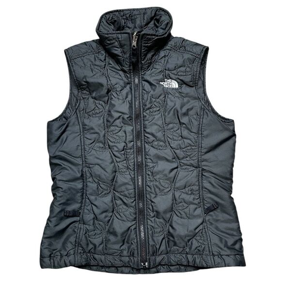 THE NORTH FACE Floral Pattern Vest Black Size XS - Picture 1 of 6